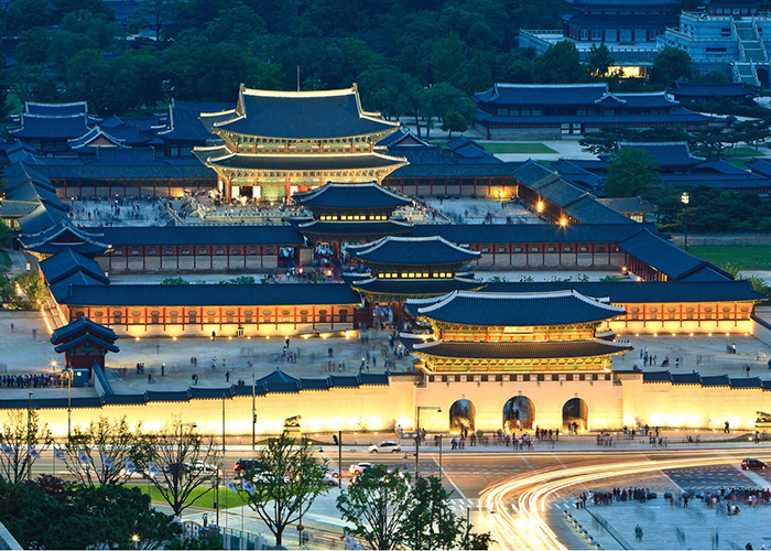 cung dien gyeongbok o han quoc