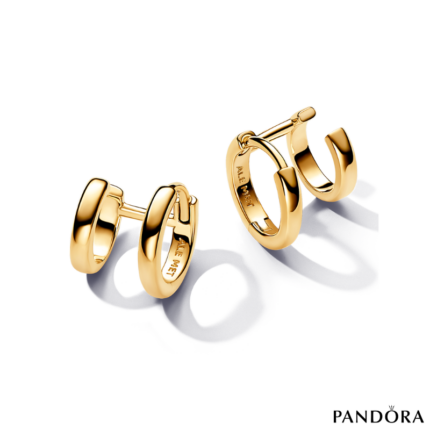 Pandora Double Huggie Hoop Earrings 263280C00